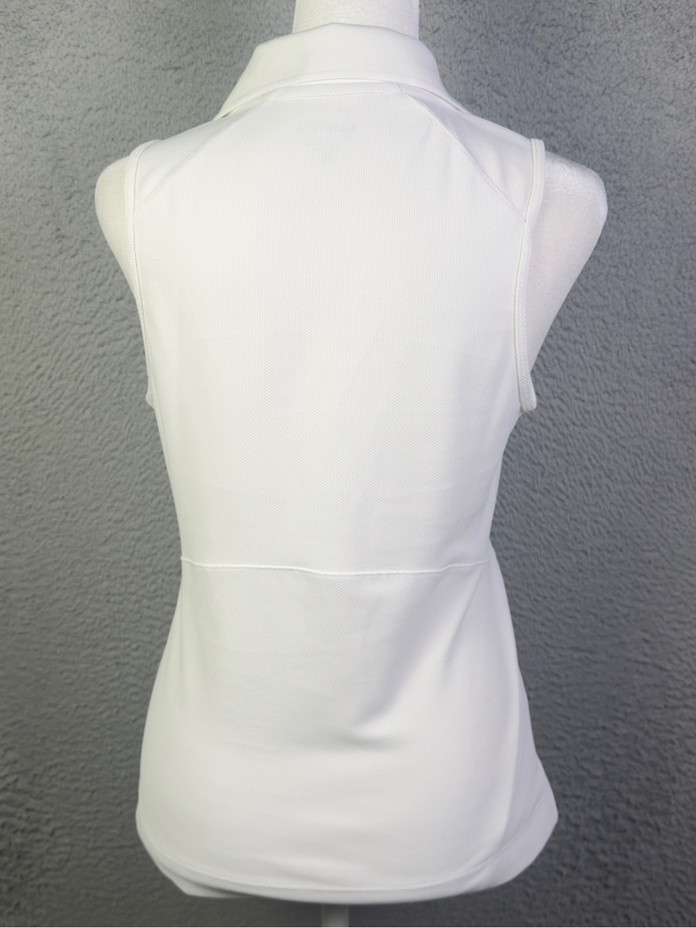 Athleta Everyday Polo Tank Top Womens XXS White Sleeveless Athletic Golf Tennis - Picture 3 of 8